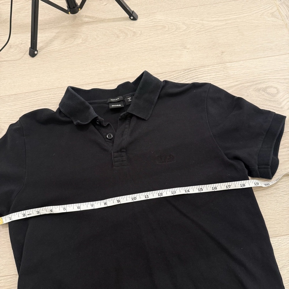 Boss Classic Black Polo Shirt JU0015 - Picture 3 of 5